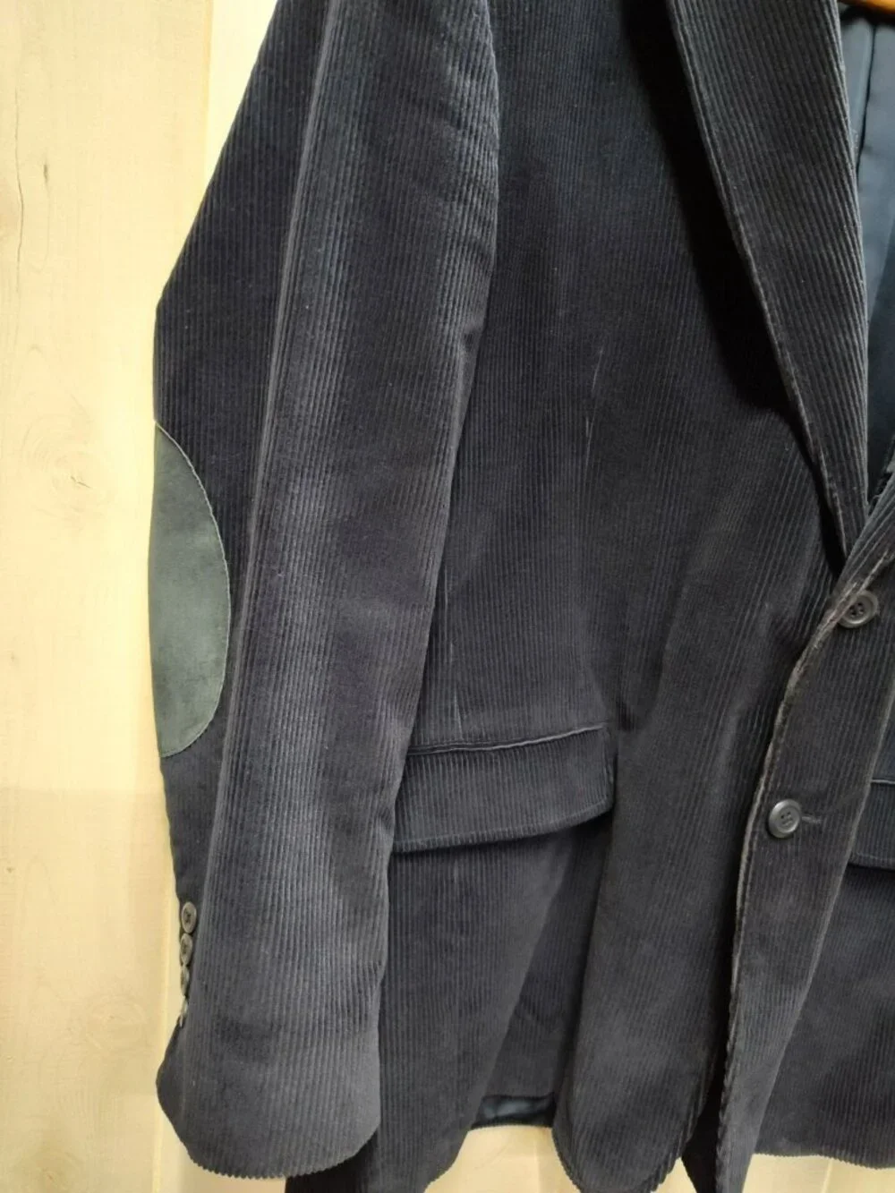 Stafford black corduroy